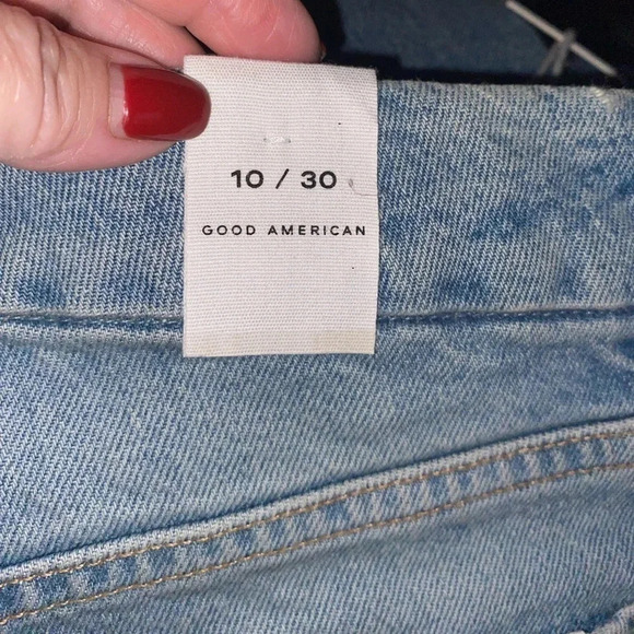 Good American Good Classic Skinnyish Hi-Rise Gap Proof Waist 10/30 - Picture 11 of 12